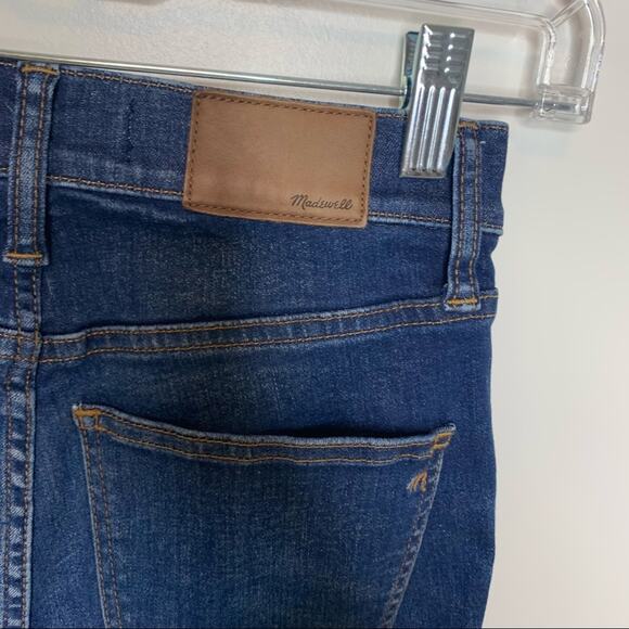 Madewell 9” High Riser Skinny Skinny Jean Dark Wash Size 25 - Picture 5 of 8